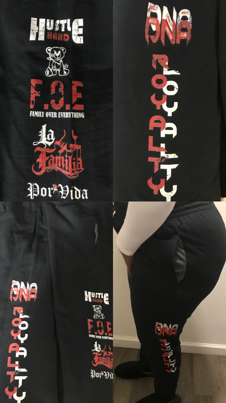 DNA Distress Sweats Red/White