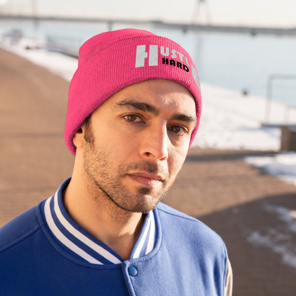 Hustle Hard Knit Beanie