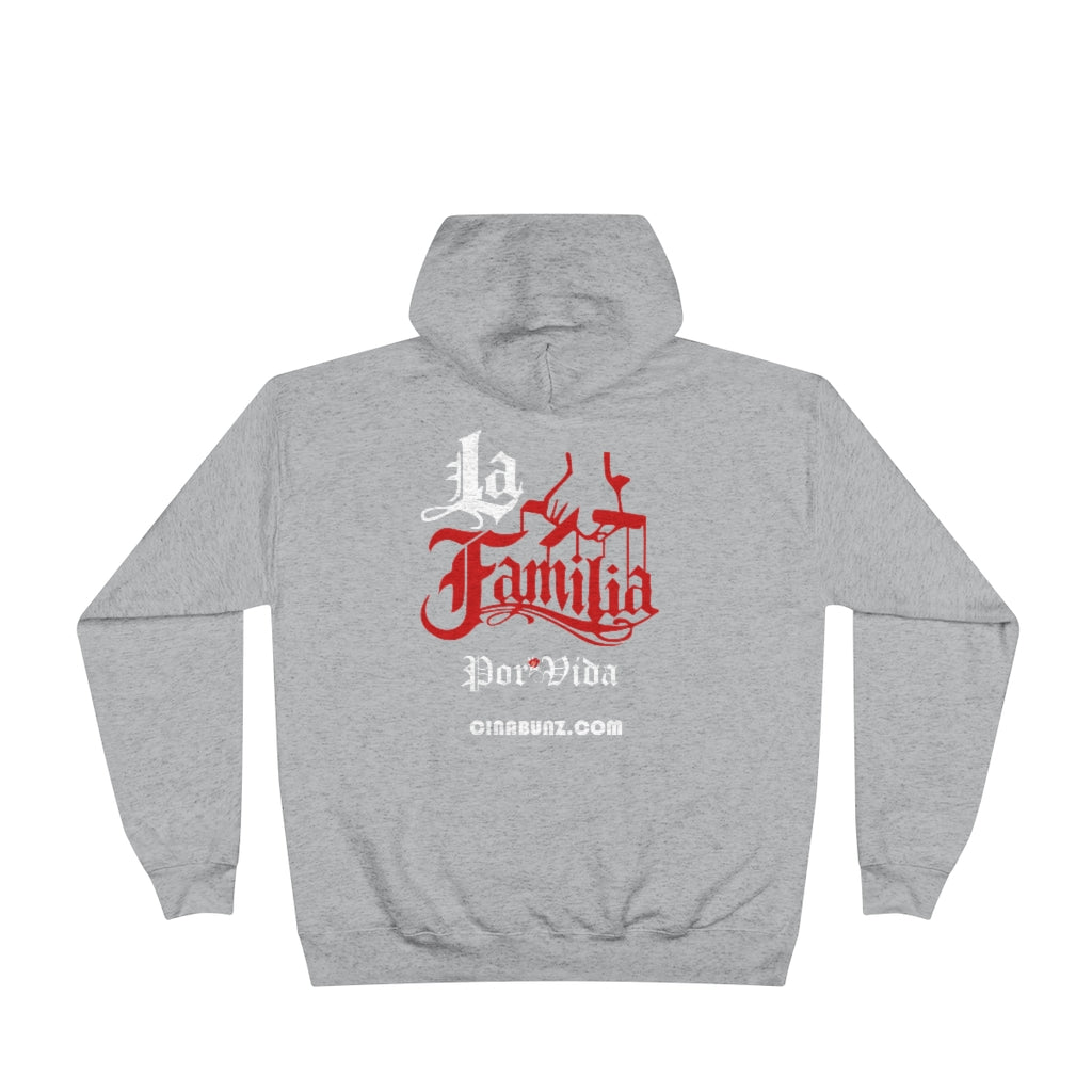 Hustle Hard FOE La Familia Hoodie (Charcoal/Grey Heather)