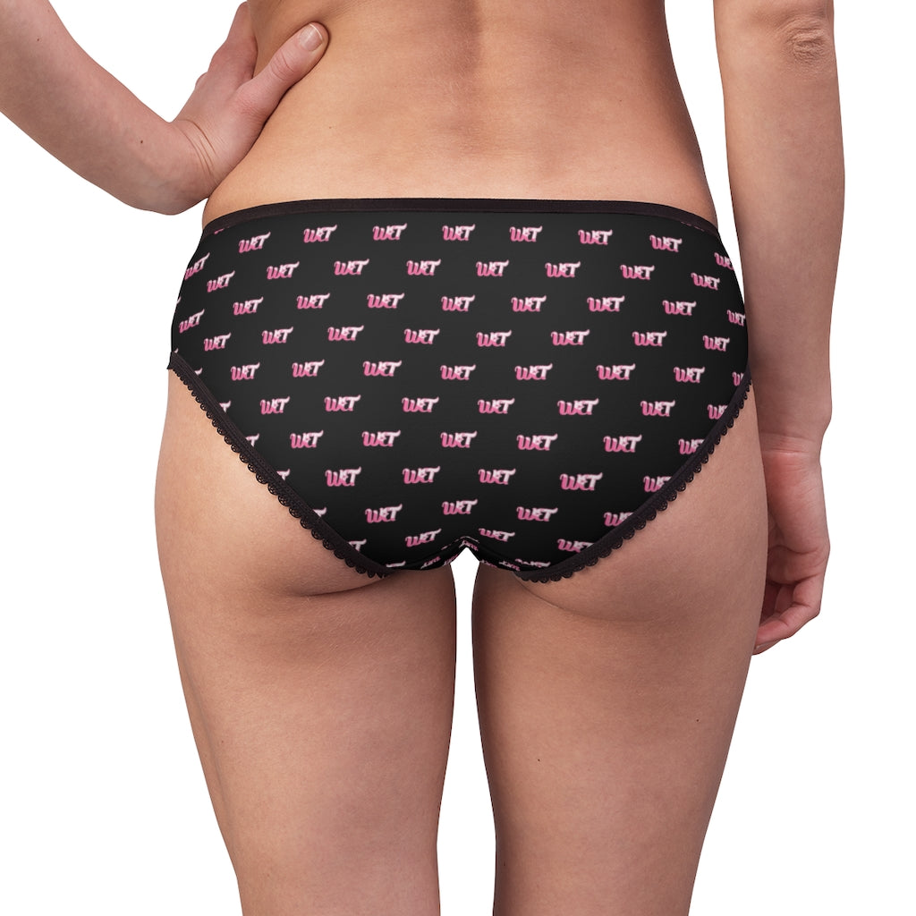 Wet Wet Black Pink Briefs