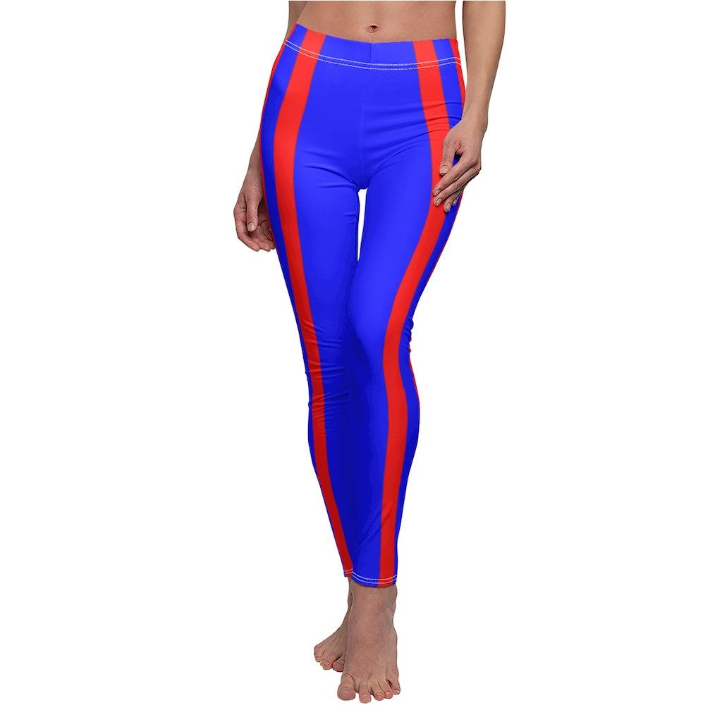 Navy Racer Leggings