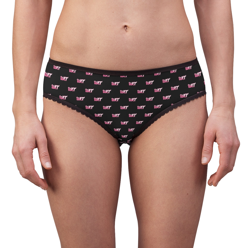 Wet Wet Black Pink Briefs