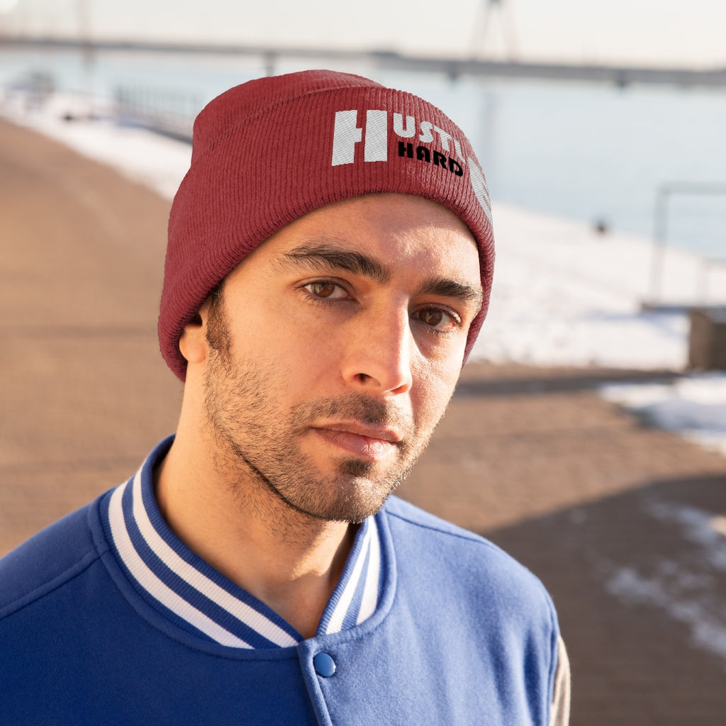 Hustle Hard Knit Beanie