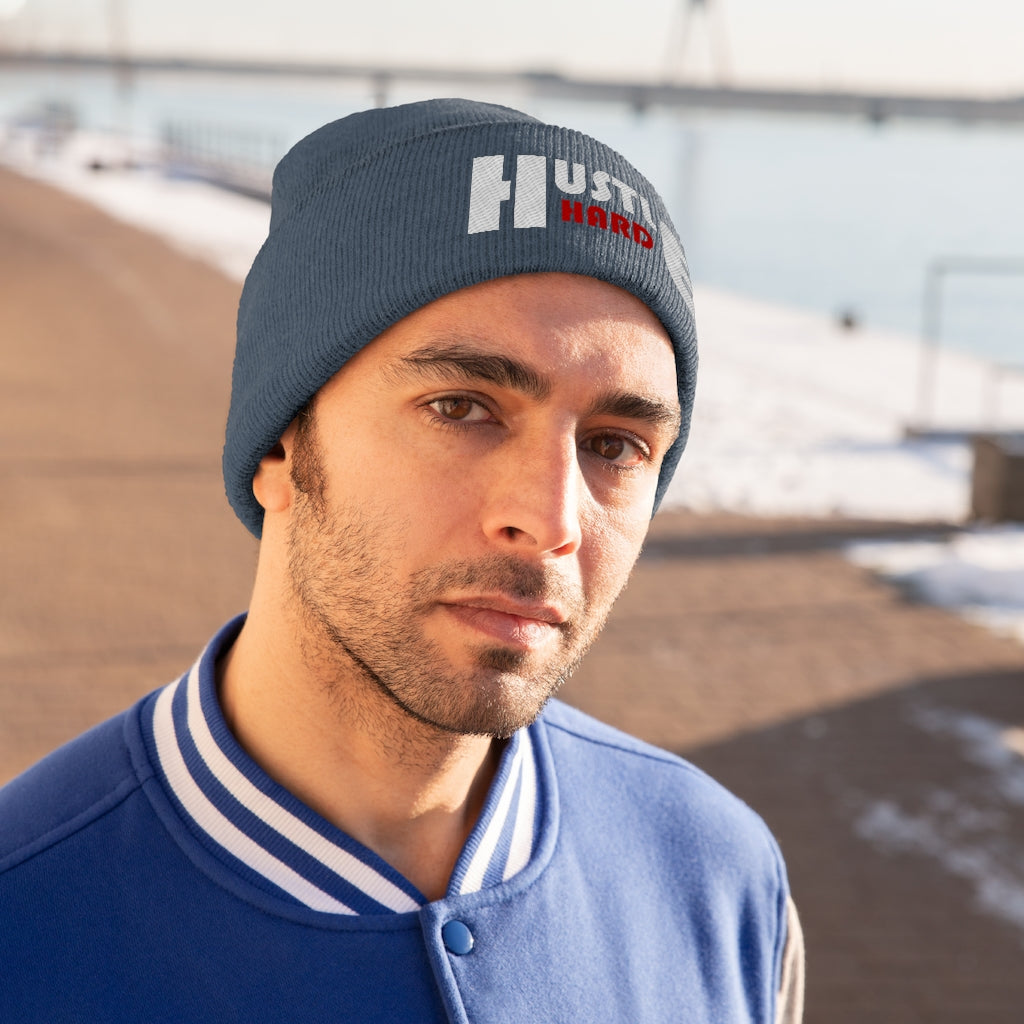 Hustle Hard Knit Beanie