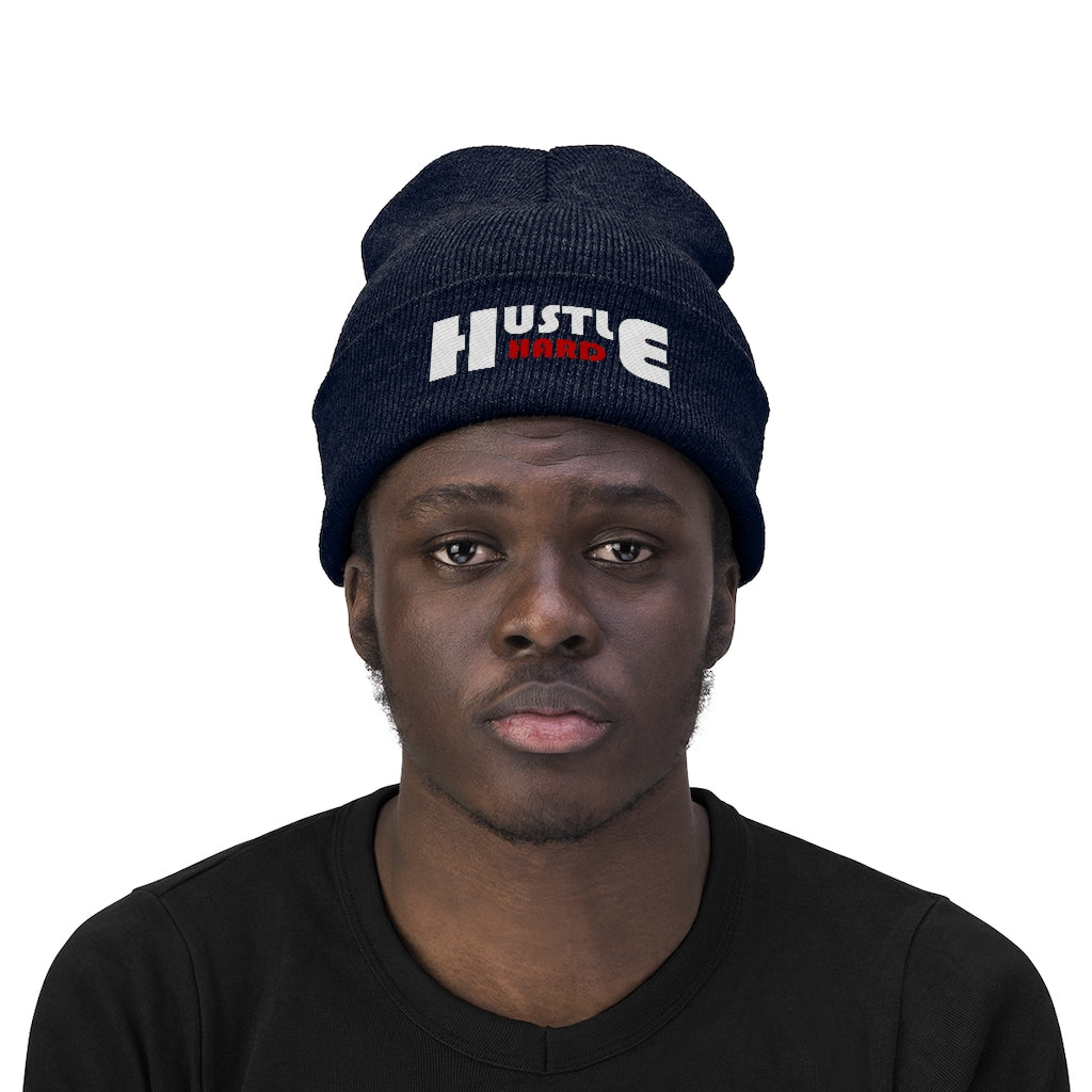 Hustle Hard Knit Beanie