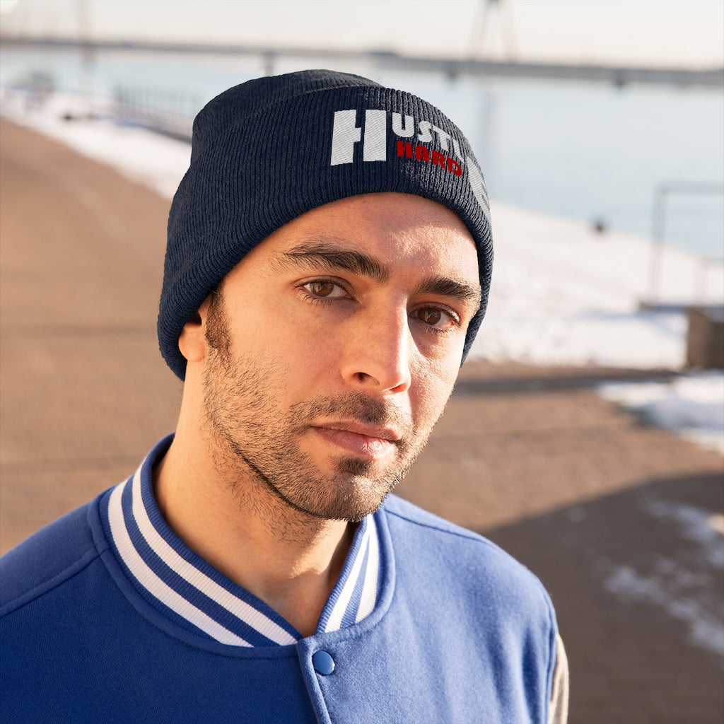 Hustle Hard Knit Beanie
