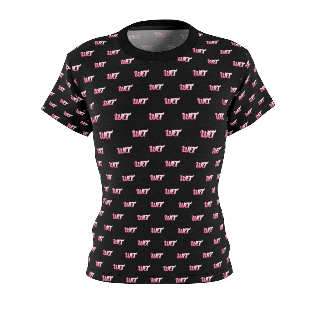 WET WET Pink Black Tee