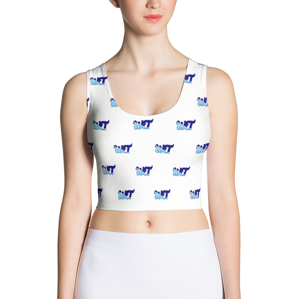 Wet Wet White Crop Top