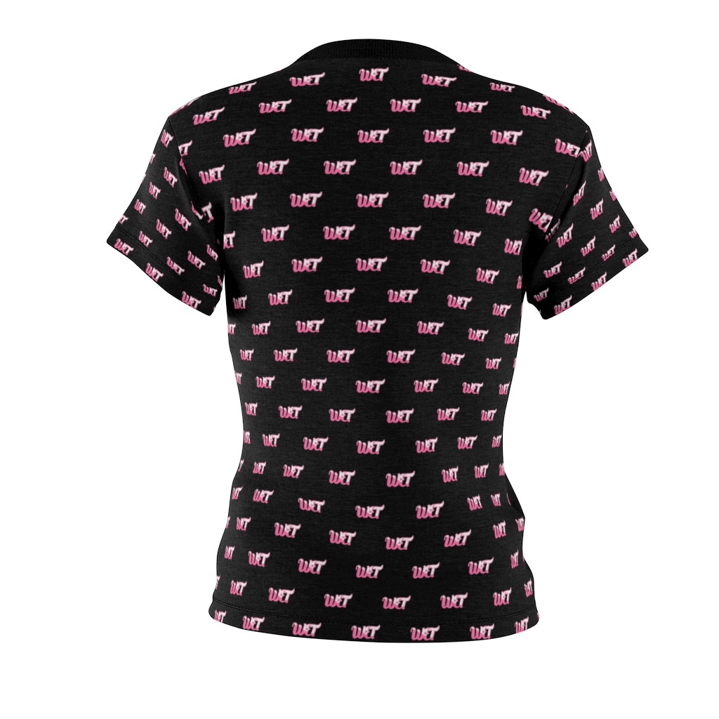 WET WET Pink Black Tee
