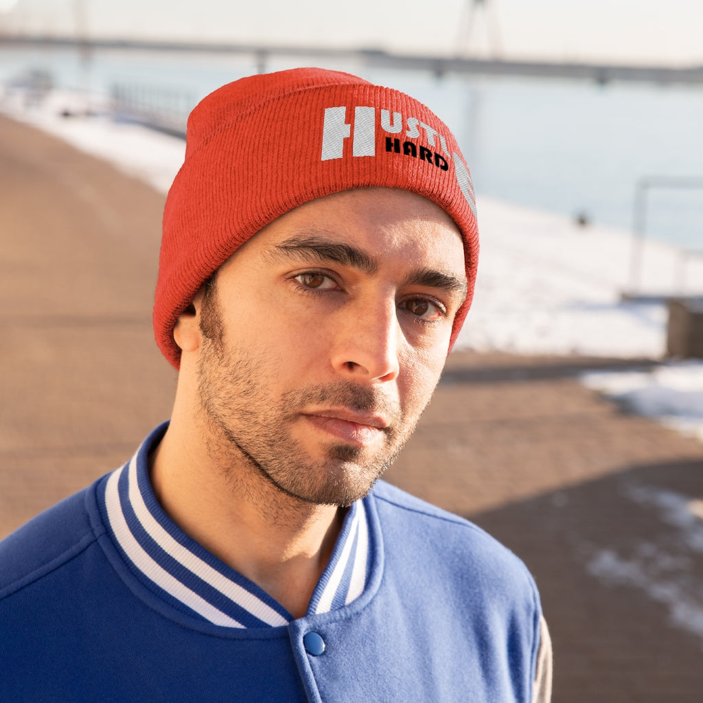 Hustle Hard Knit Beanie