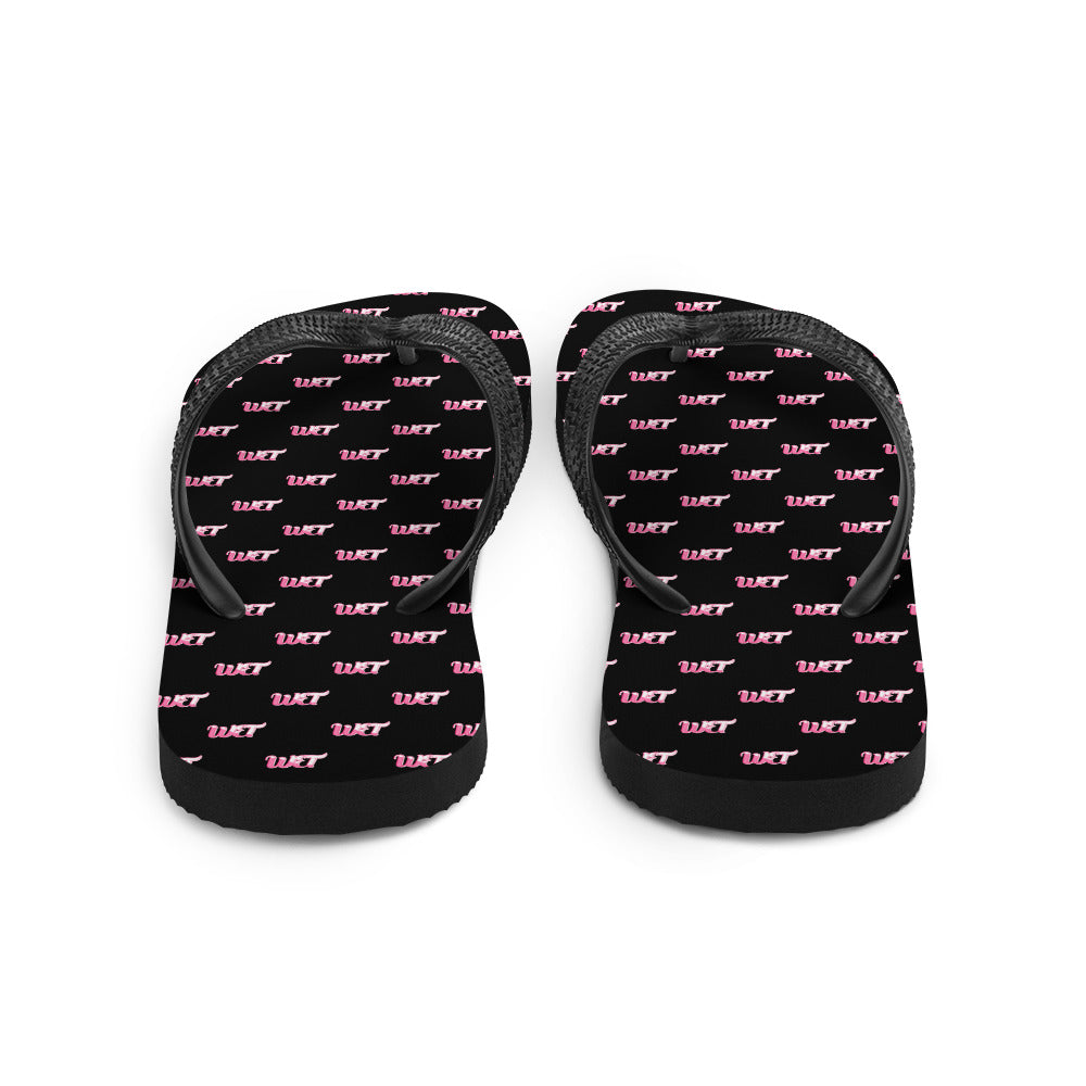 WET WET Black Flip-Flops