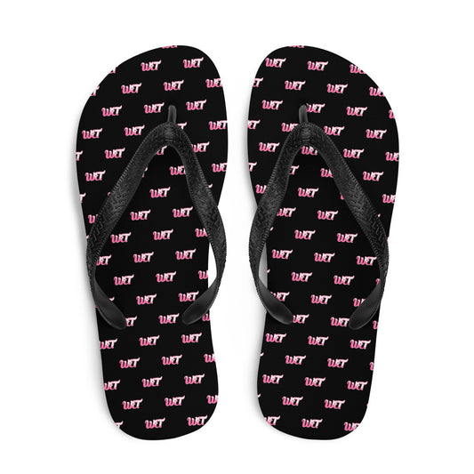 WET WET Black Flip-Flops