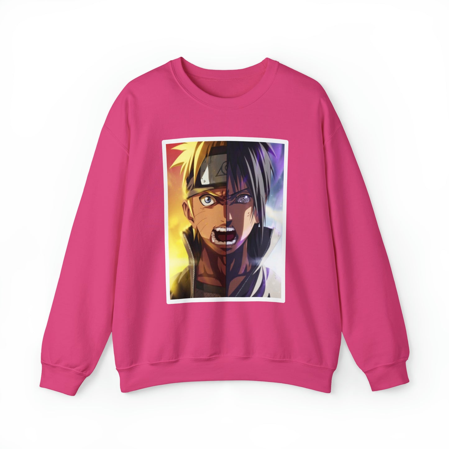 Sasuke x Naruto 2b/c Border Crewneck Sweatshirt