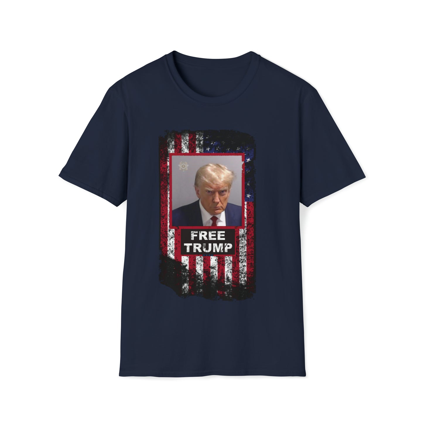 Donald Trump Mugshot Free Trump Flag 1