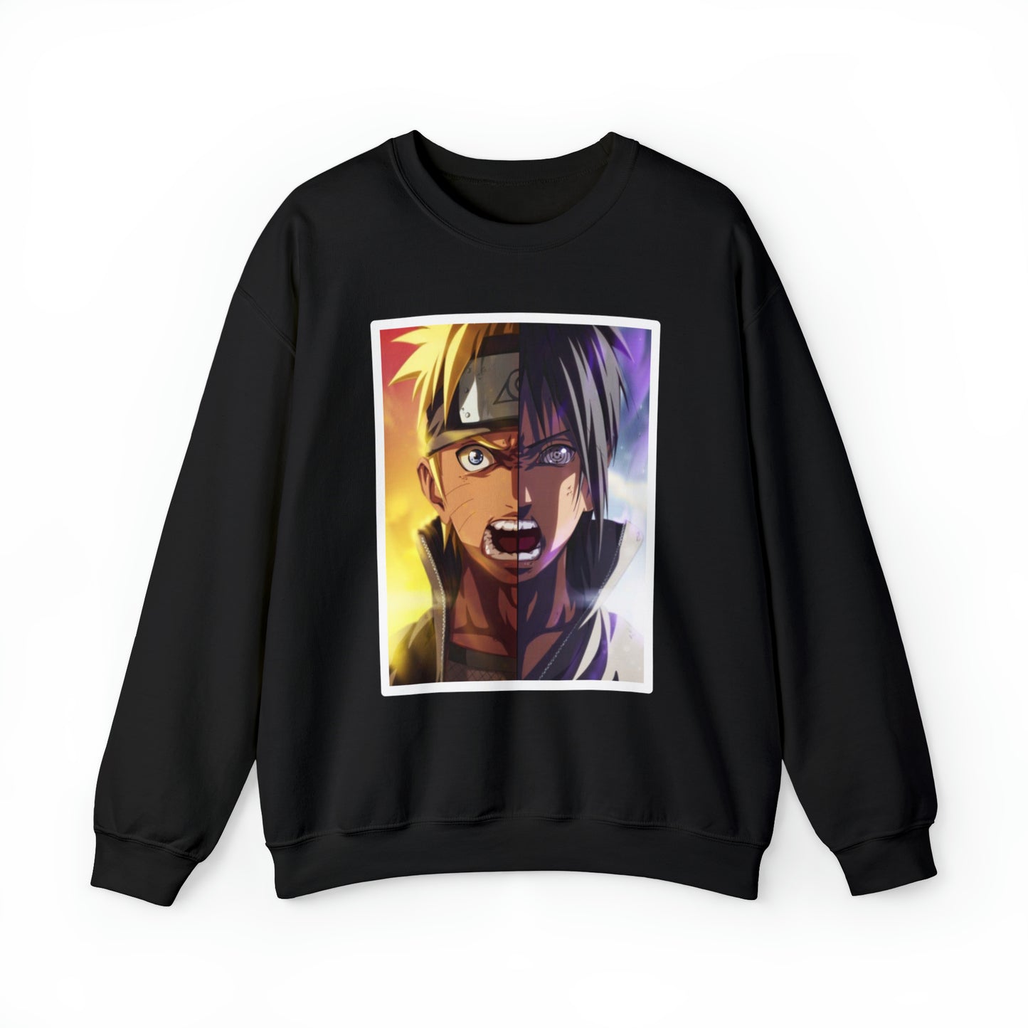 Sasuke x Naruto 2b/c Border Crewneck Sweatshirt