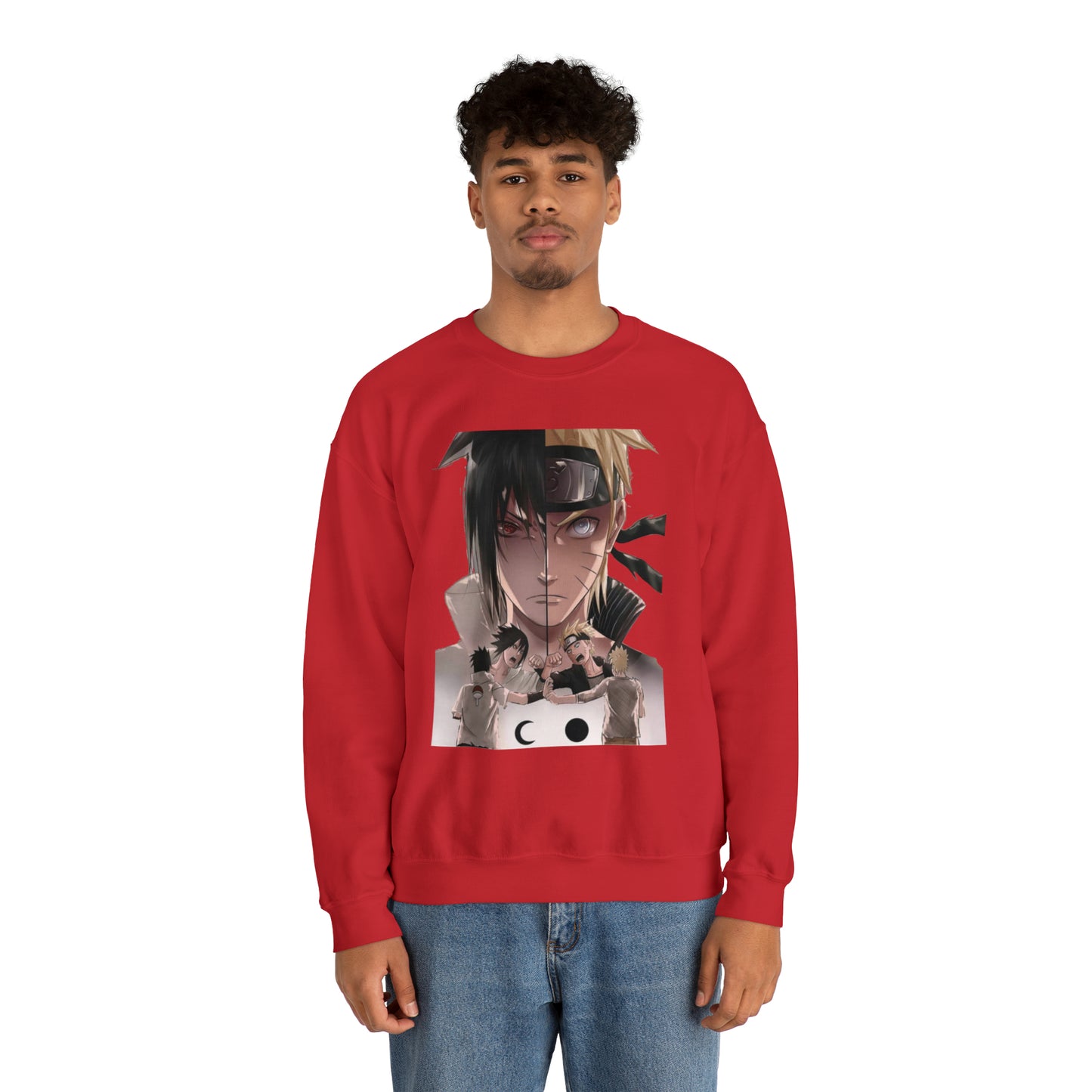 Sasuke x Naruto 1b Crewneck Sweatshirt