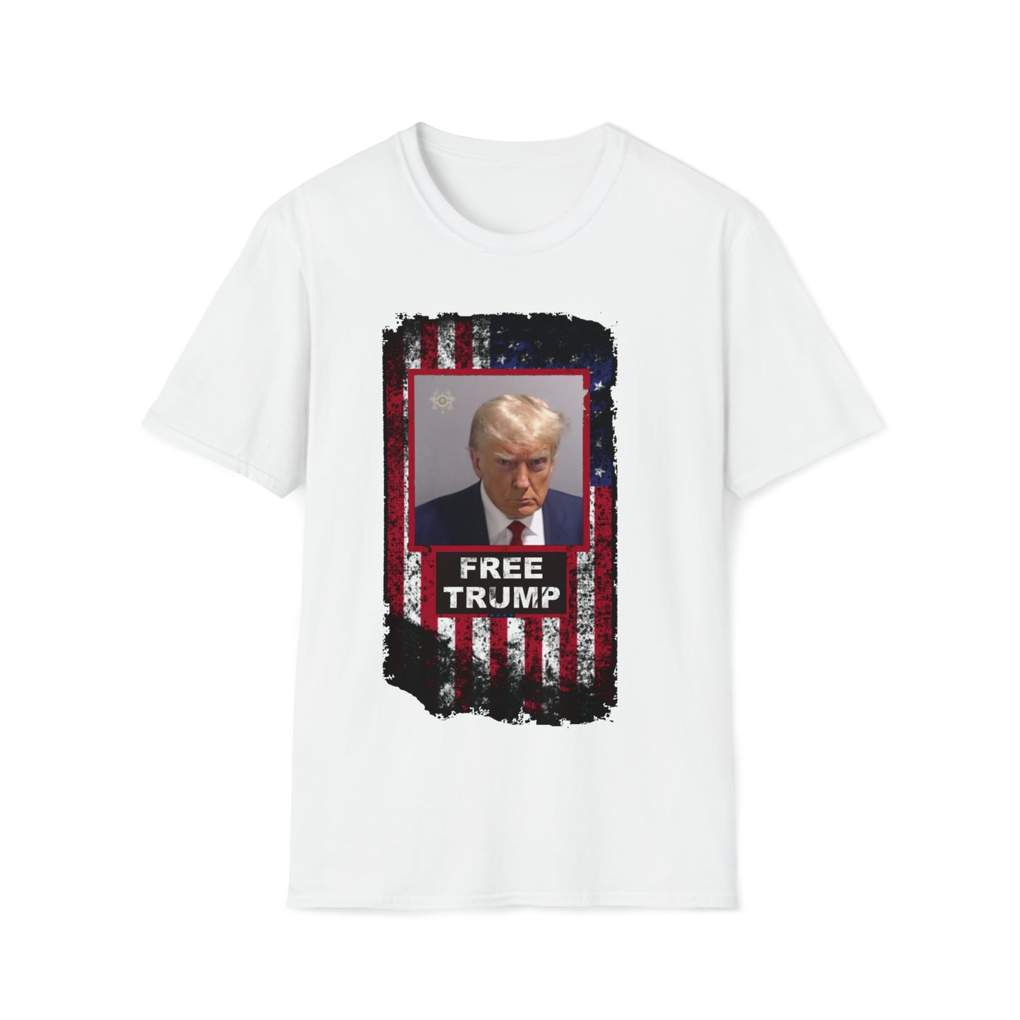 Donald Trump Mugshot Free Trump Flag 1