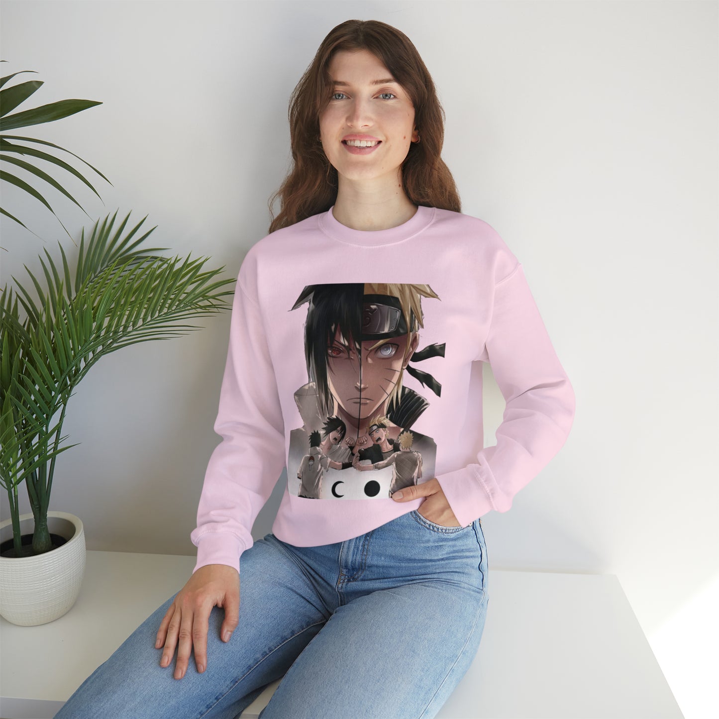 Sasuke x Naruto 1b Crewneck Sweatshirt