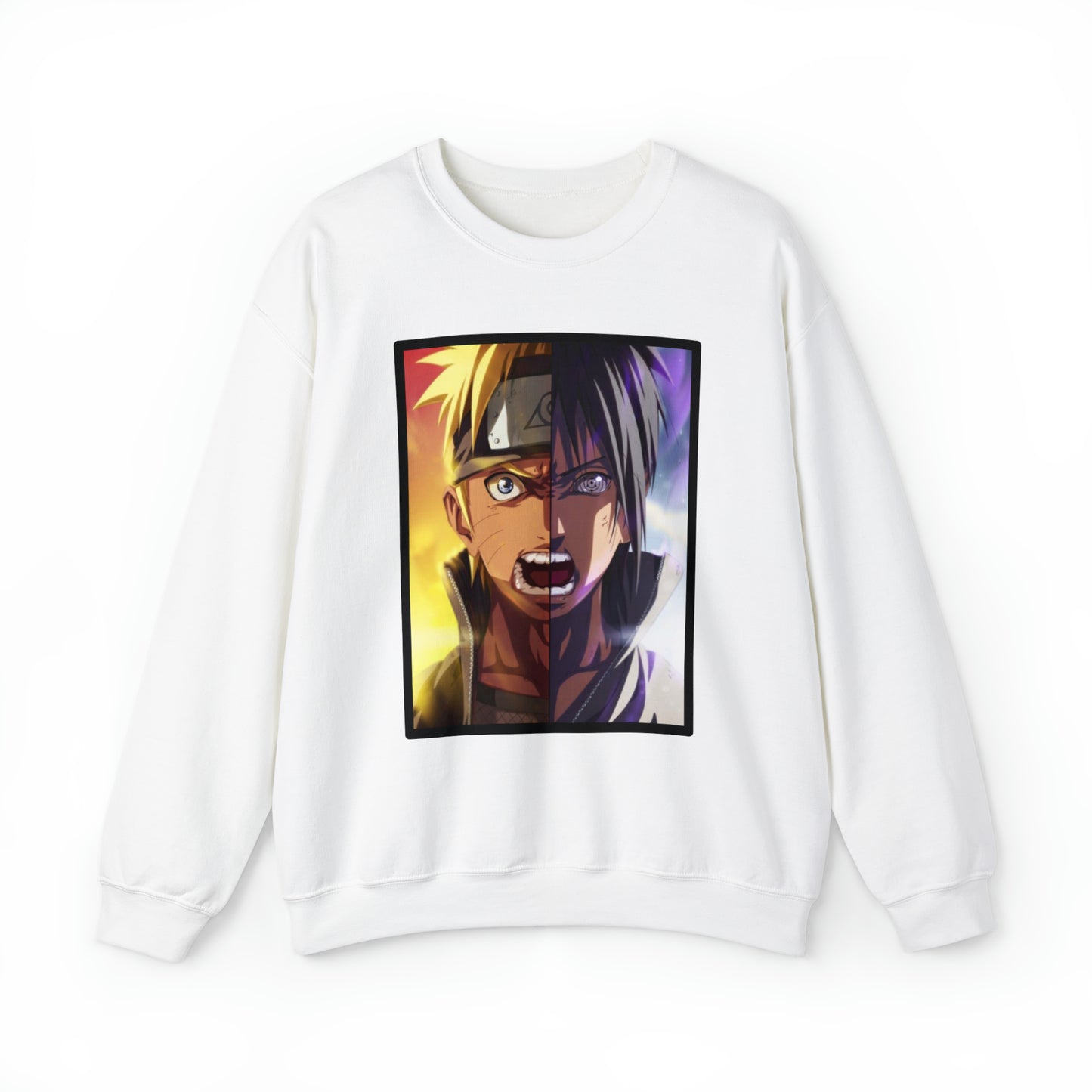 Sasuke x Naruto 2b/c Border Crewneck Sweatshirt