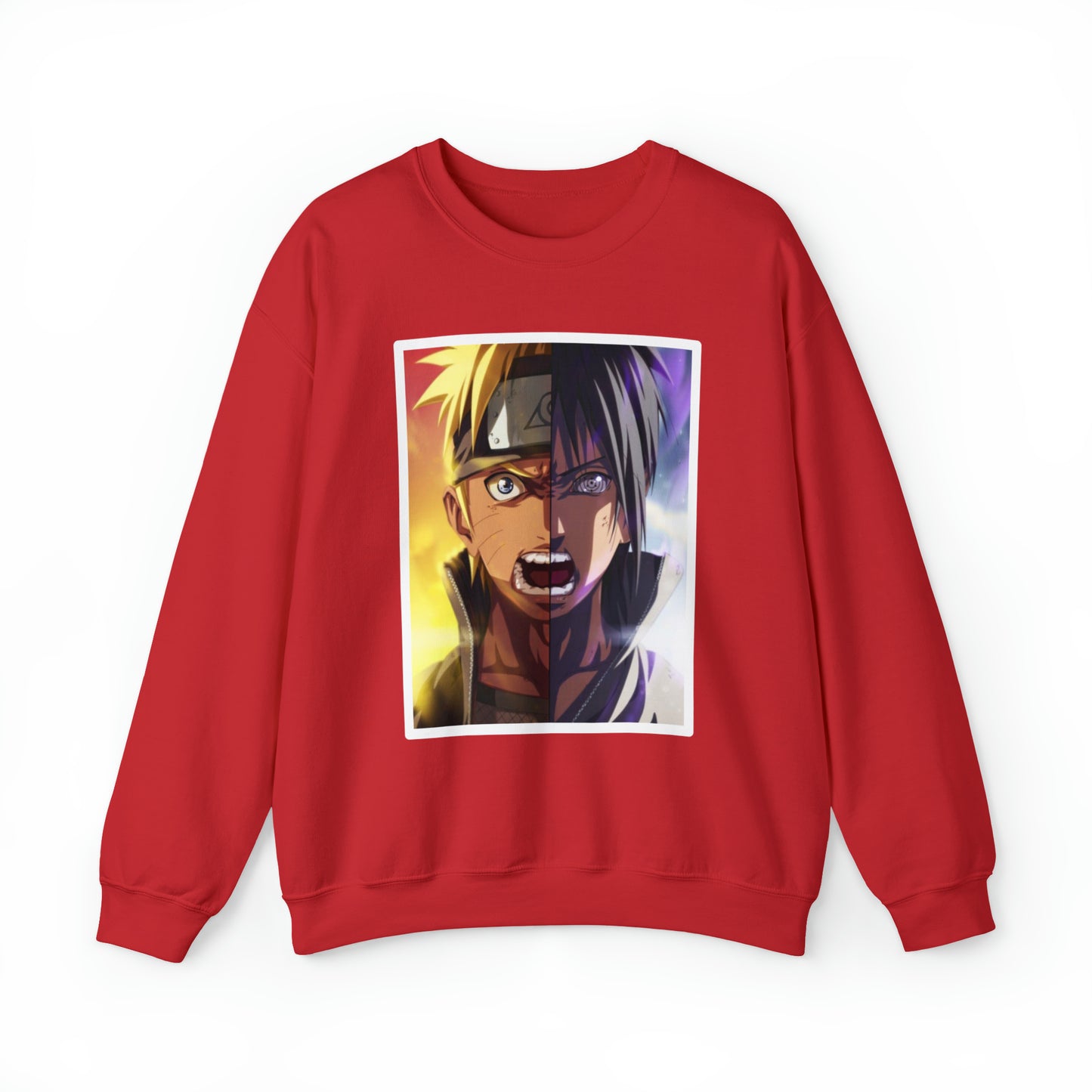 Sasuke x Naruto 2b/c Border Crewneck Sweatshirt