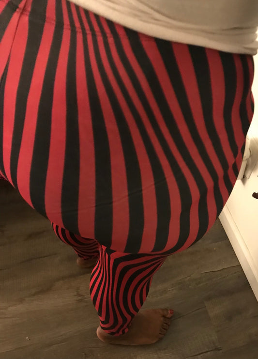 Cranberry Black Stripe