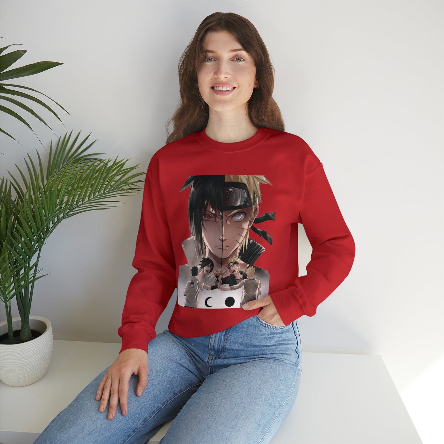 Sasuke x Naruto 1b Crewneck Sweatshirt