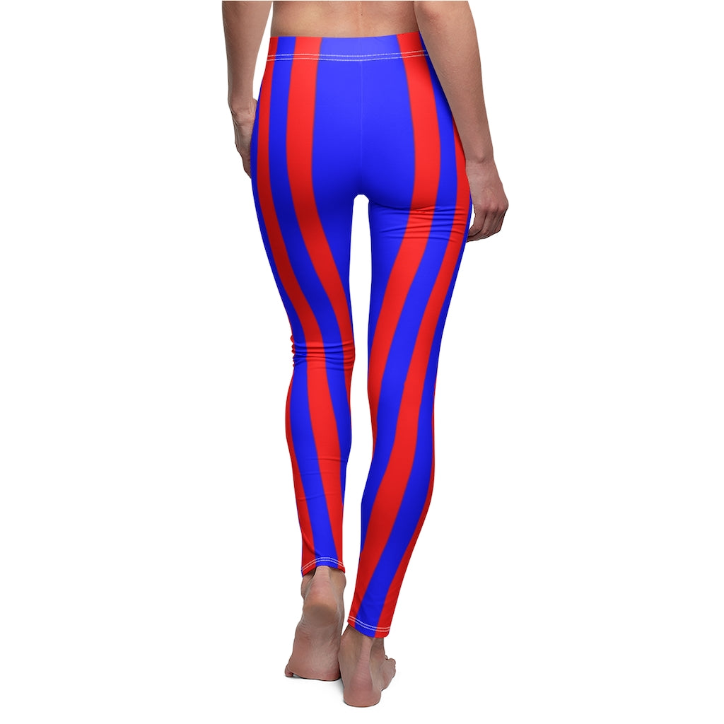 Navy Racer Leggings