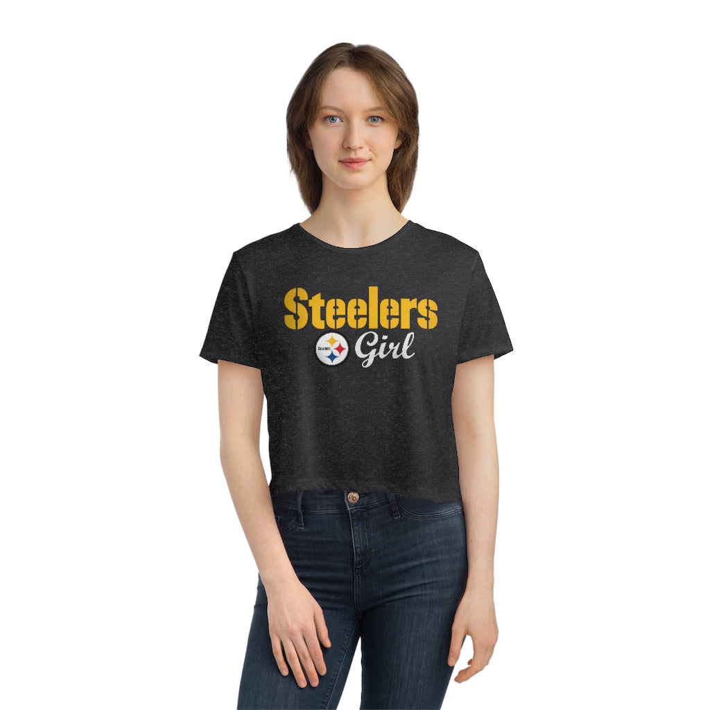 Steelers Girl Cropped Tee