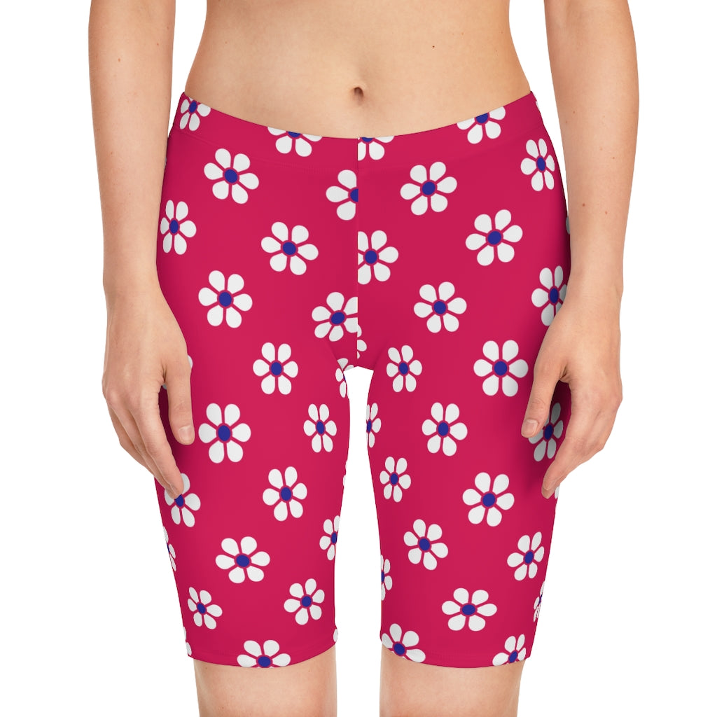 Daisy 2 ( Pink ) Bike Shorts