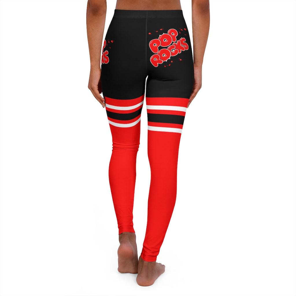 POP ROCKS Knee Highs Red Black