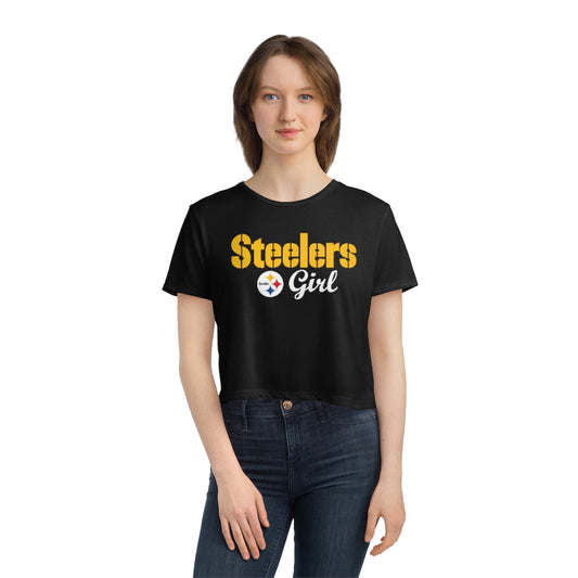 Steelers Girl Cropped Tee