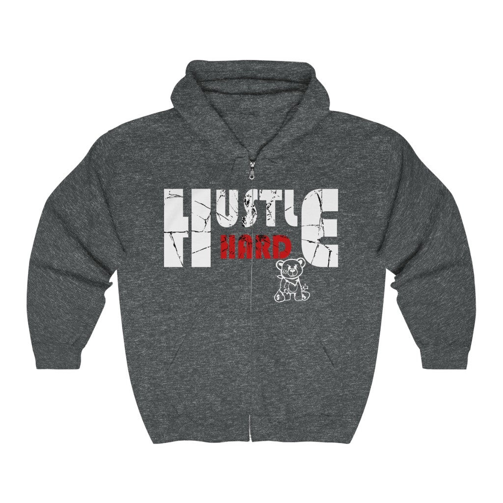 Hustle Hard Full Zip Hoodi