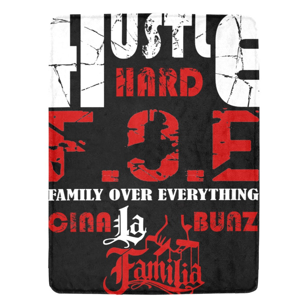 Hustle Foe La Familia Fleece Blanket