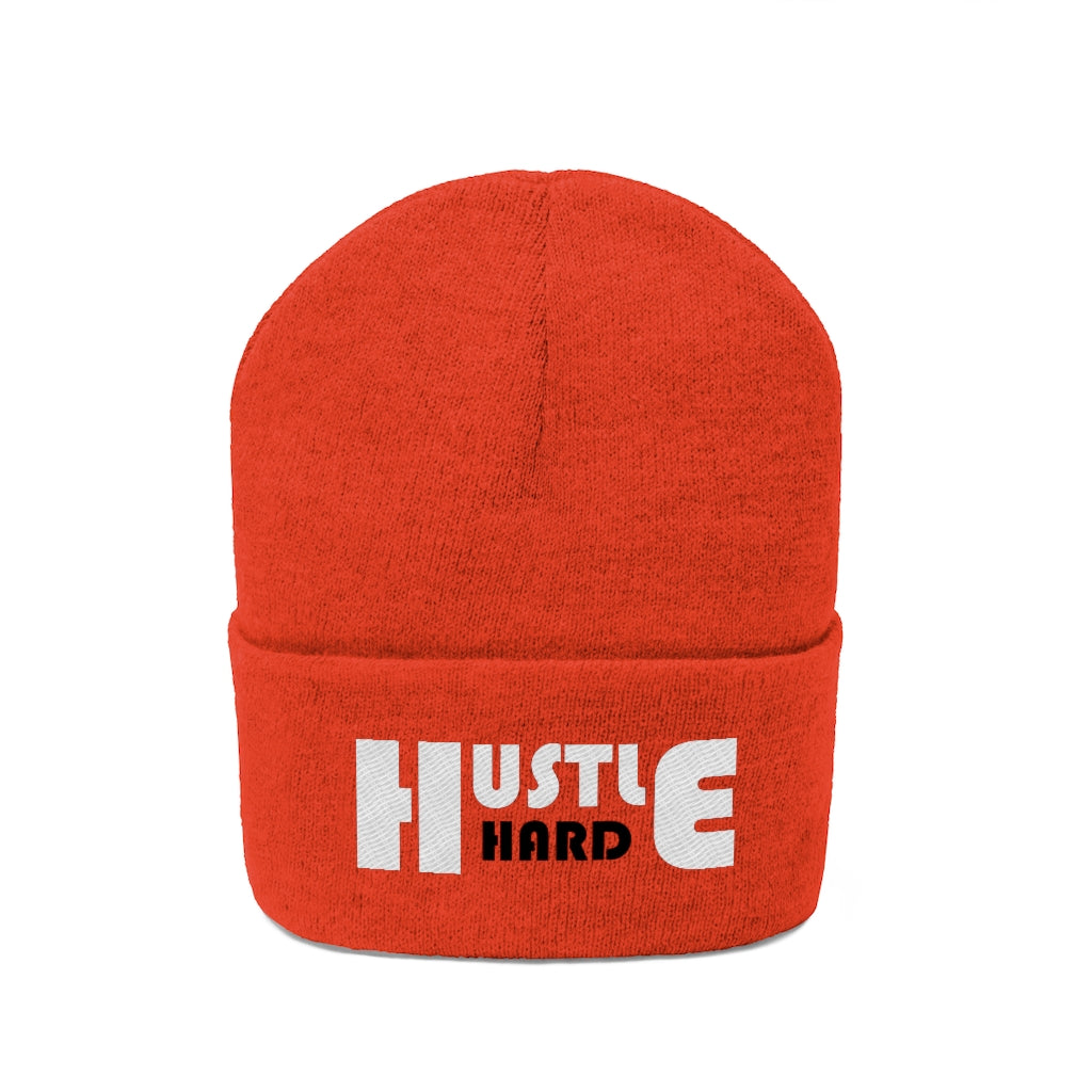 Hustle Hard Knit Beanie