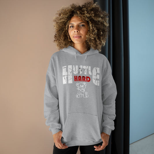 Hustle Hard Hoodie (Charcoal/Grey Heather)