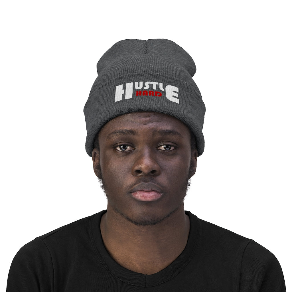 Hustle Hard Knit Beanie