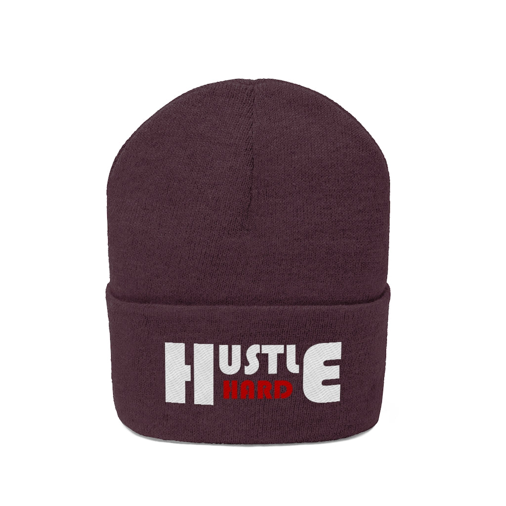 Hustle Hard Knit Beanie