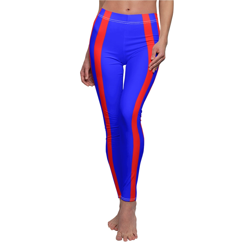 Navy Racer Leggings