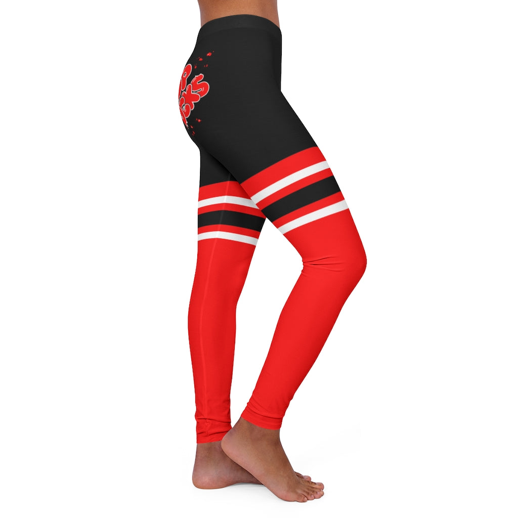 POP ROCKS Knee Highs Red Black