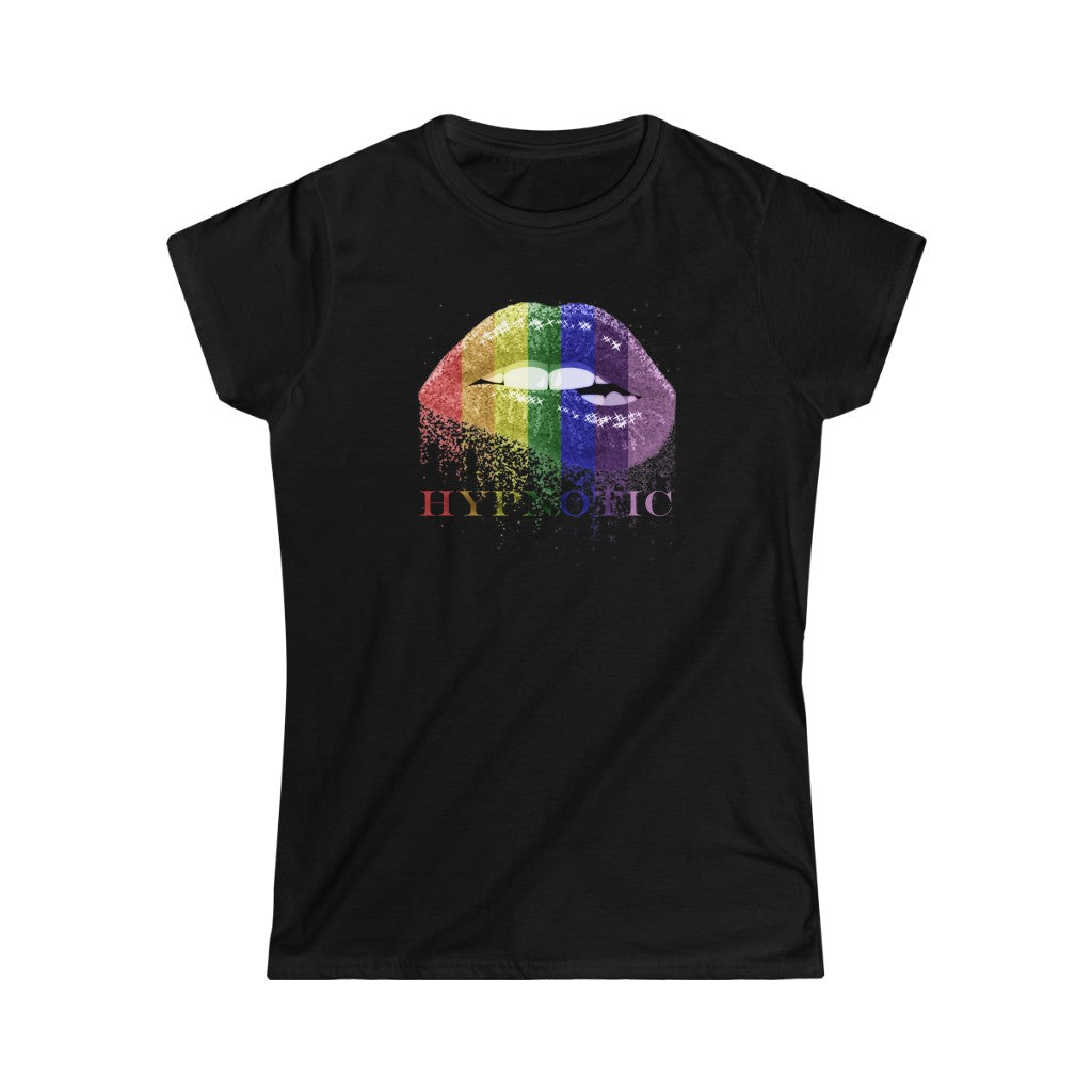 Hypnotic Lips Rainbow Tee