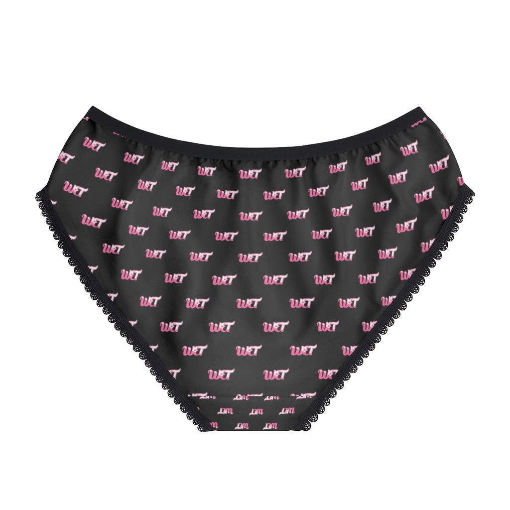 Wet Wet Black Pink Briefs