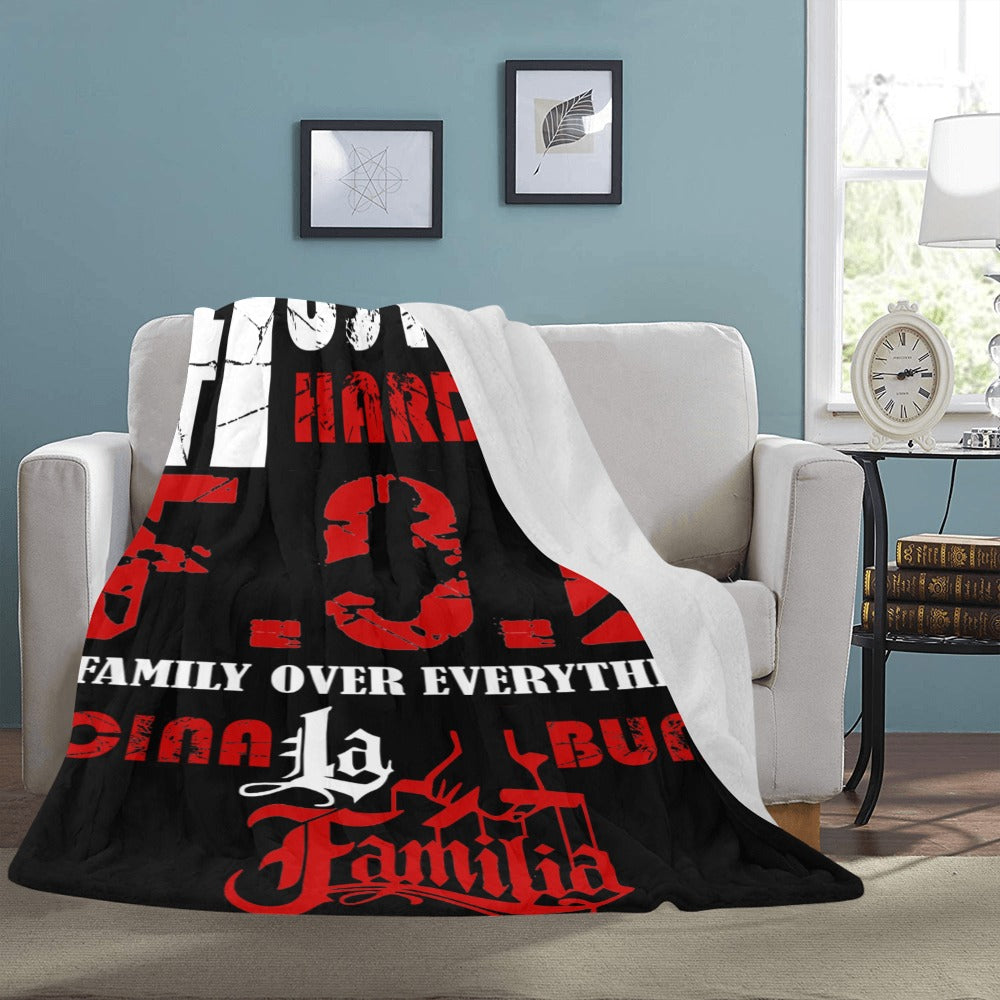 Hustle Foe La Familia Fleece Blanket