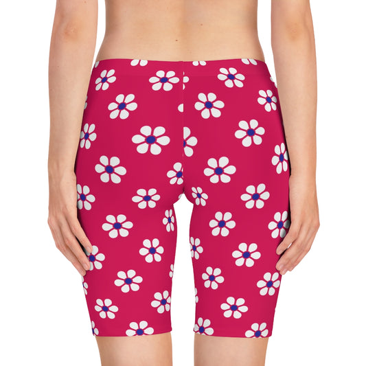 Daisy 2 ( Pink ) Bike Shorts