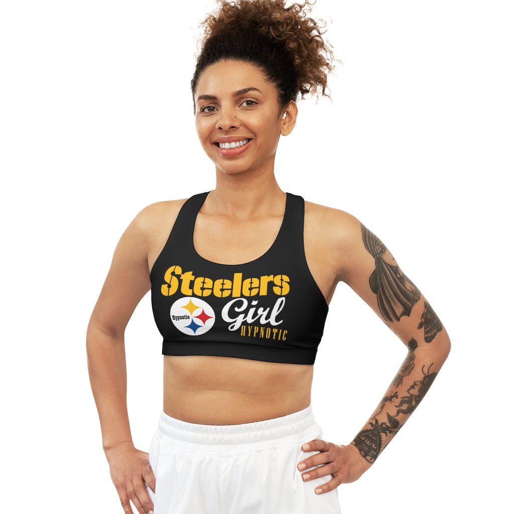 Steelers Seamless Sports Bra Hypnotic