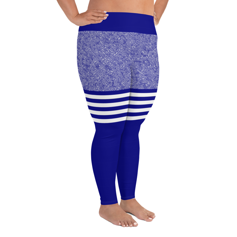 Blue Marble Plus Size Leggings