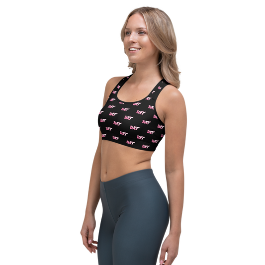 Wet Wet Black Sports Bra