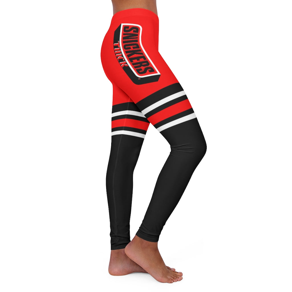 Snickers Thick Knee Highs Red Black