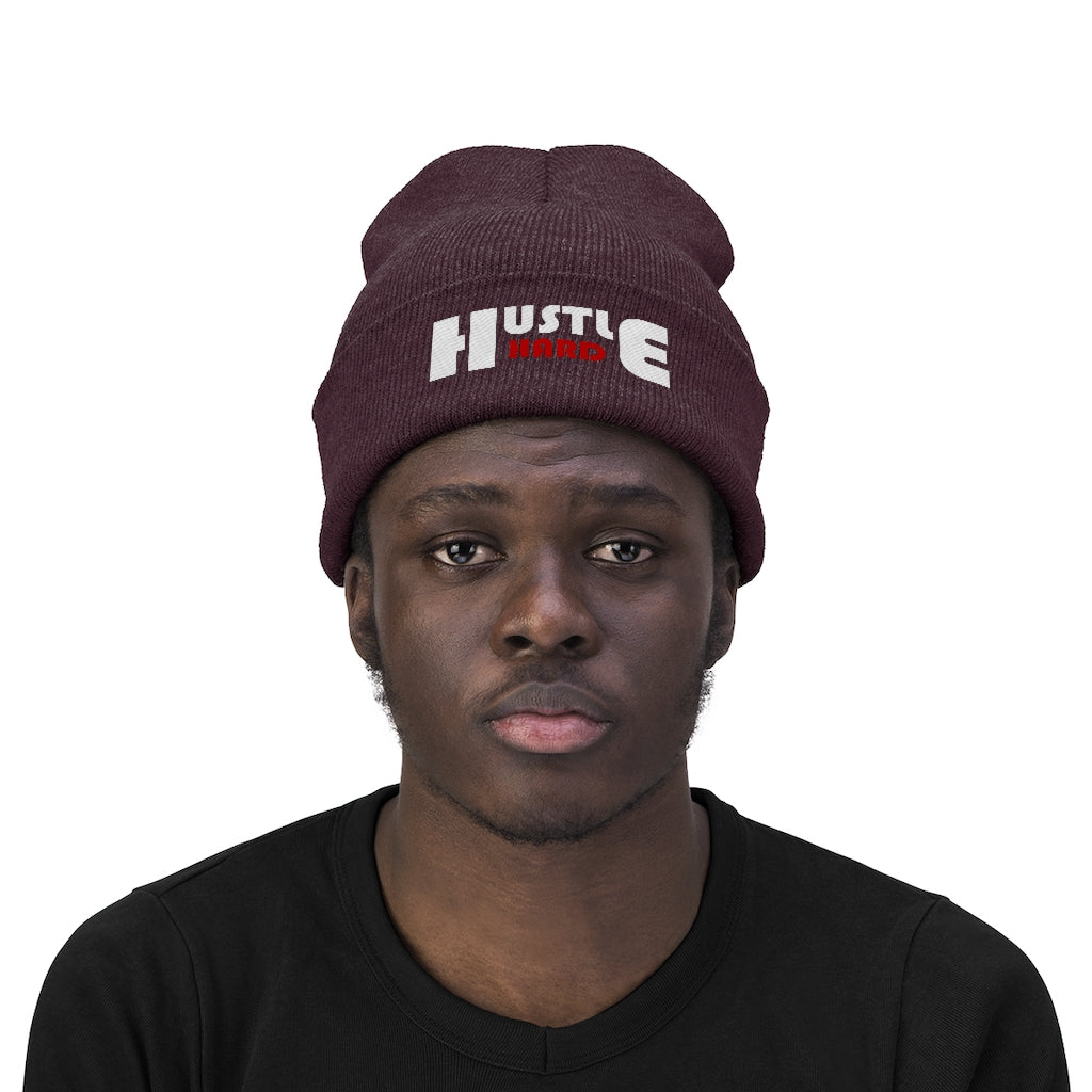 Hustle Hard Knit Beanie