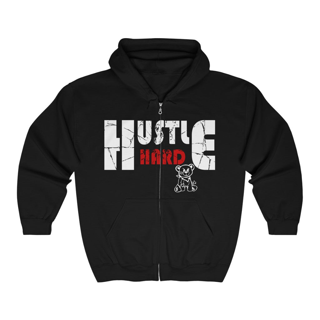 Hustle Hard Full Zip Hoodi