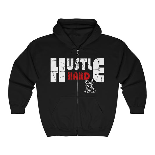 Hustle Hard Full Zip Hoodi